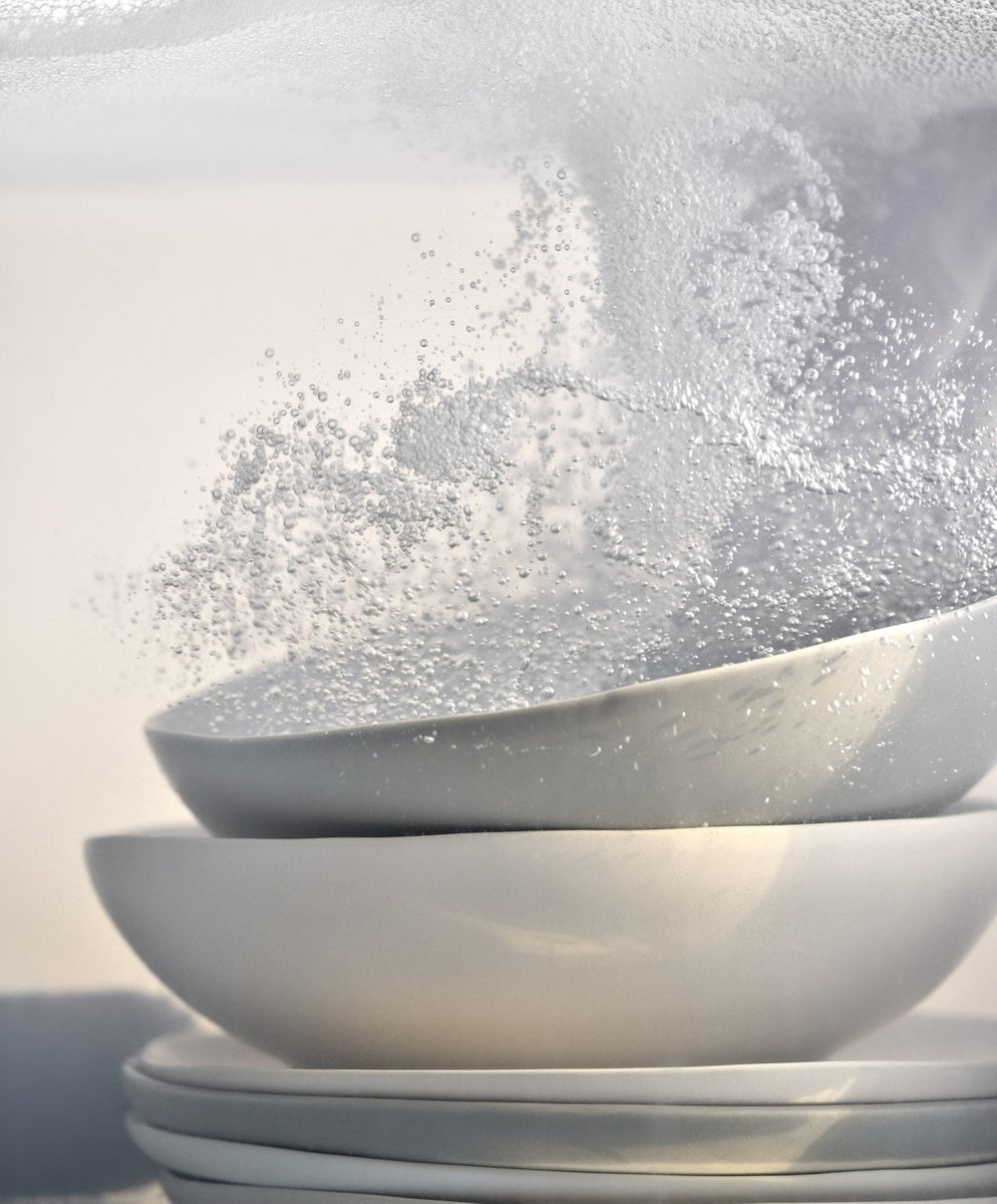 Pasta Bowls by Fable Home, shown in Speckled White.
