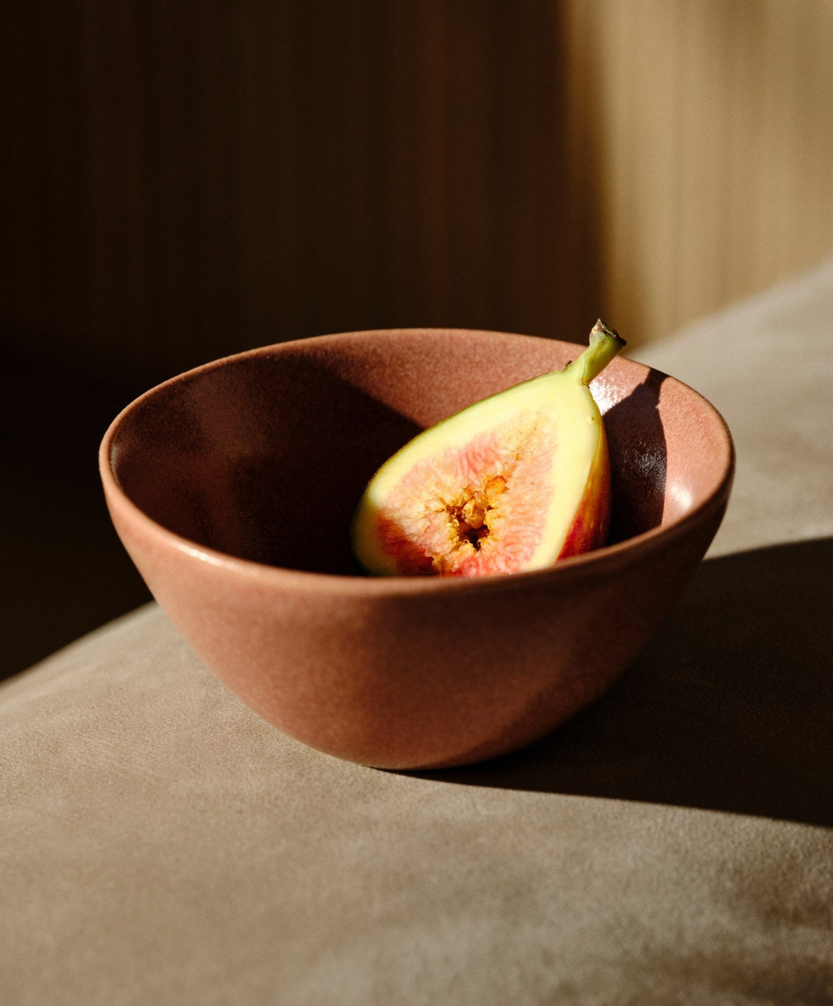 Little Bowls by Fable Home, shown in Canyon Clay.