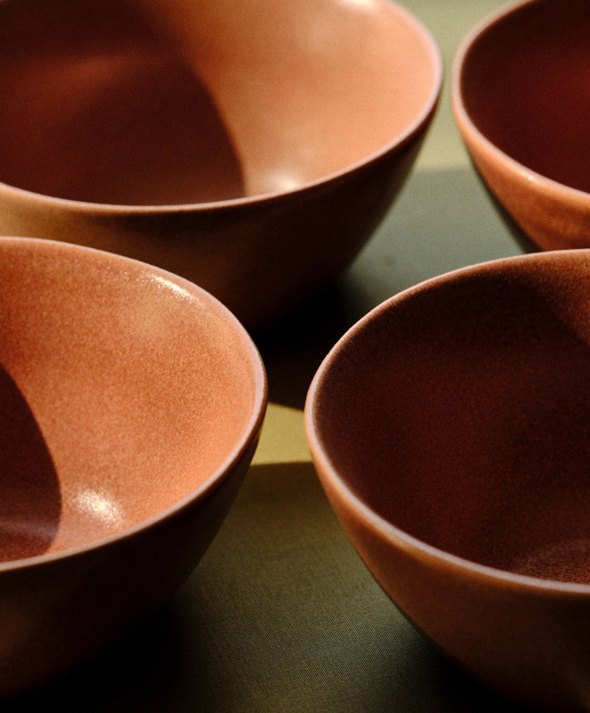 Little Bowls by Fable Home, shown in Canyon Clay.