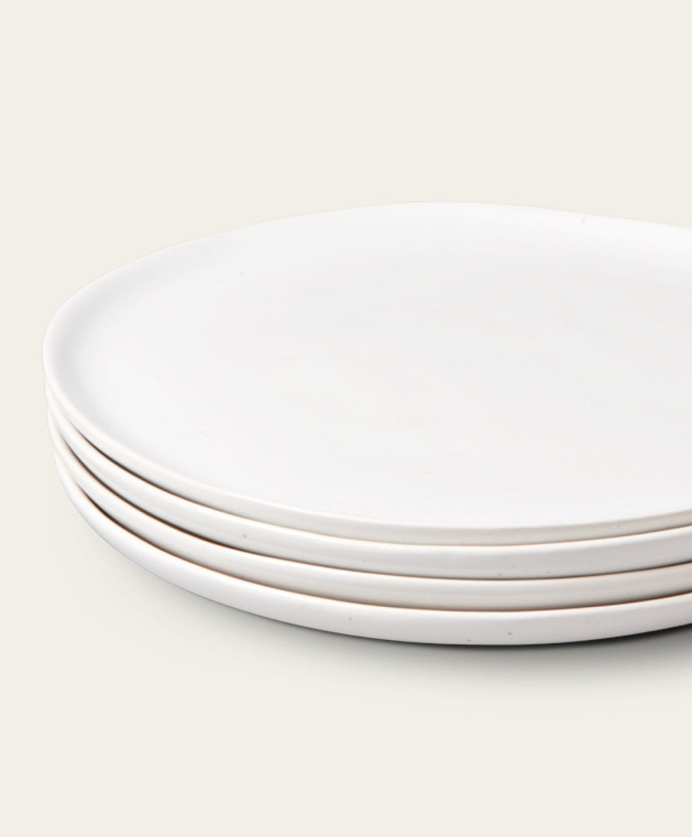 Dinner Plates by Fable Home, shown in Speckled White.