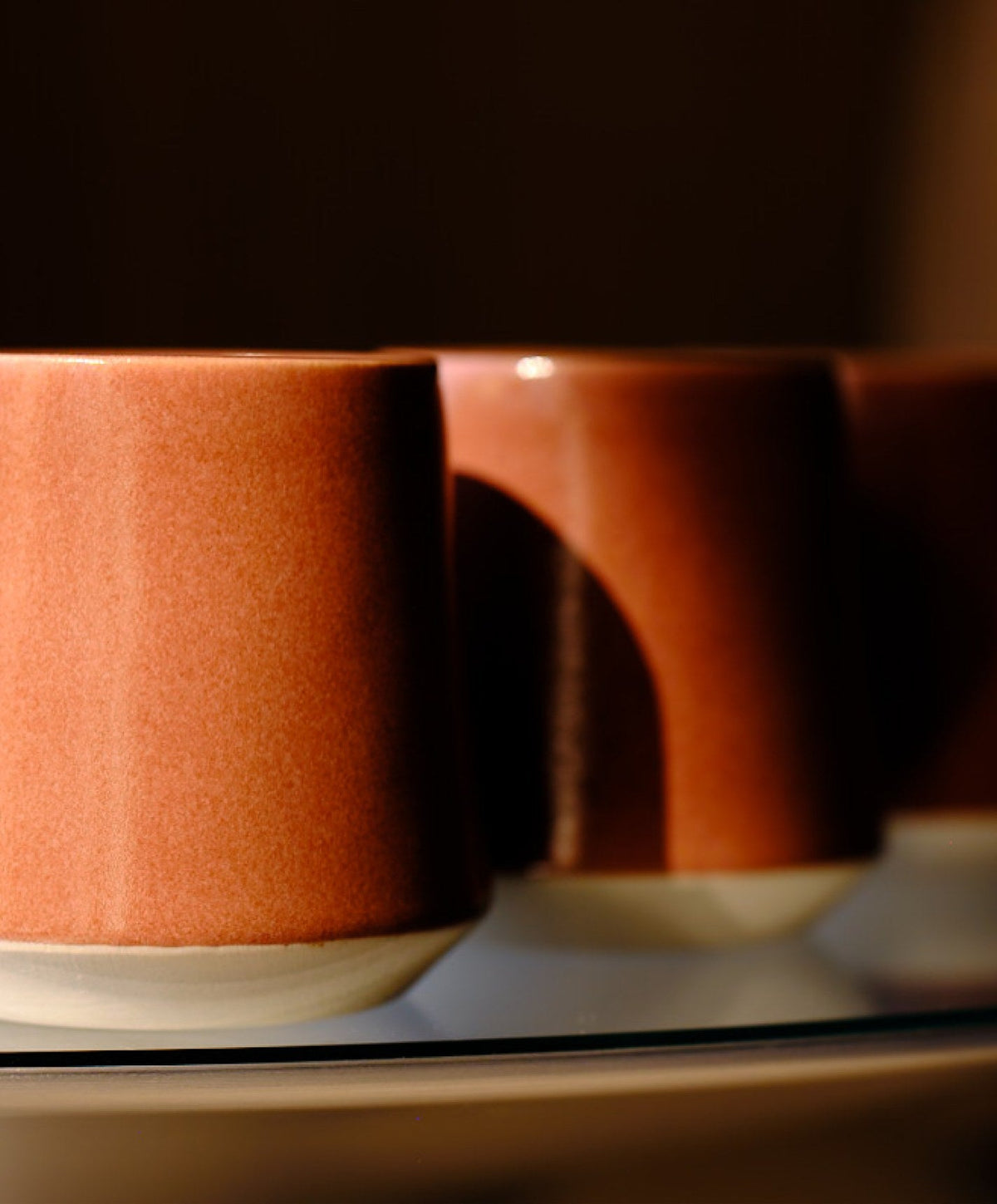 Cups by Fable Home, shown in Canyon Clay.