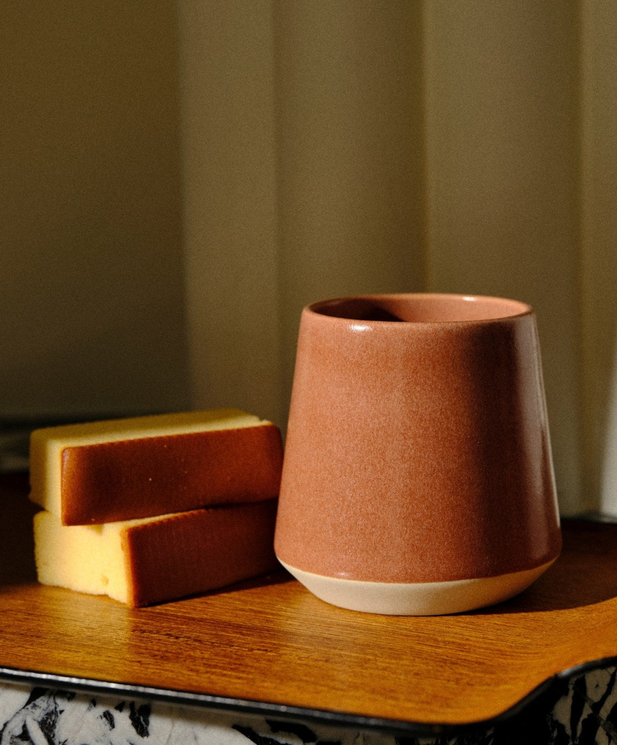 Cups by Fable Home, shown in Canyon Clay.