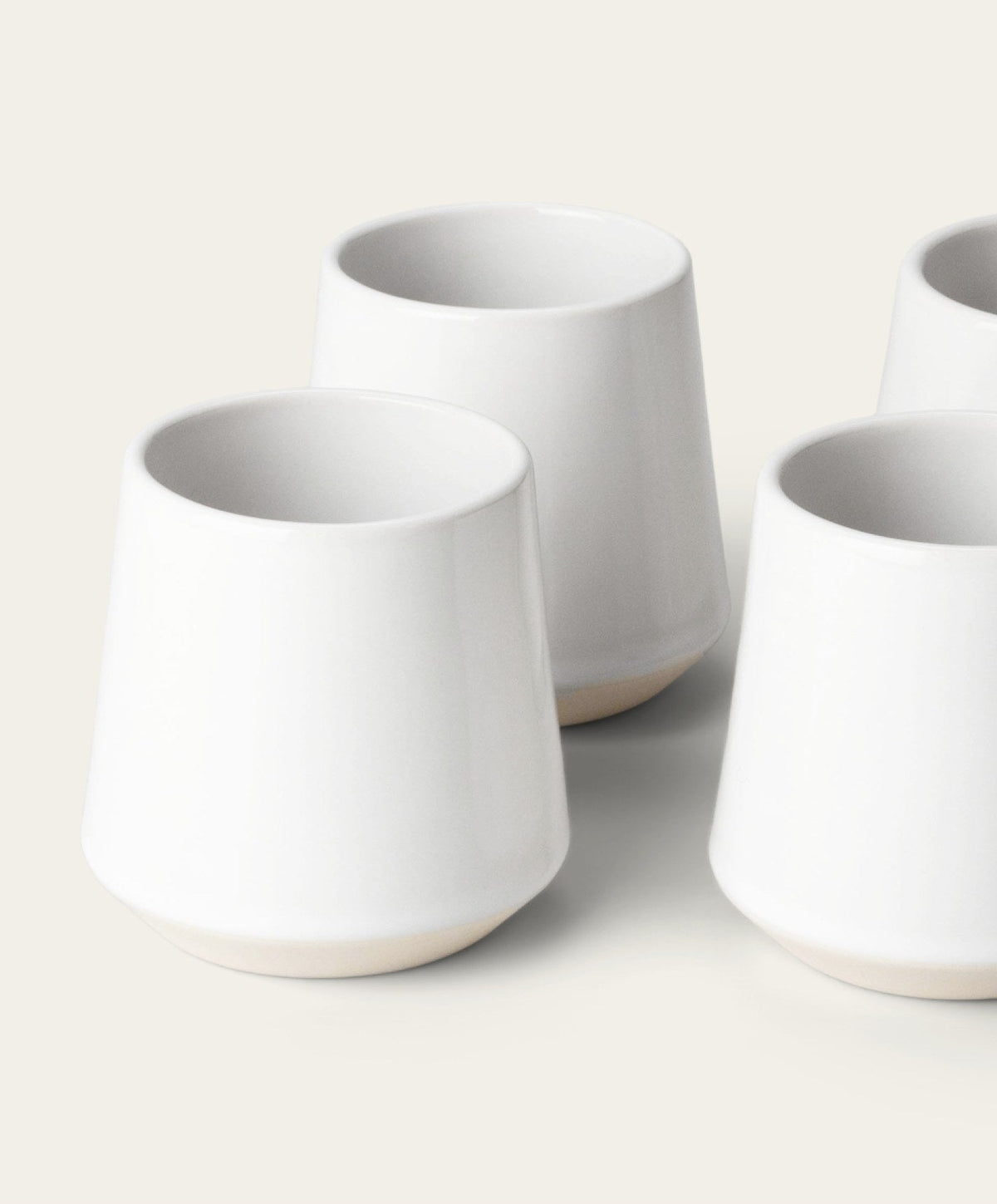 Cups by Fable Home, shown in Pearl White.