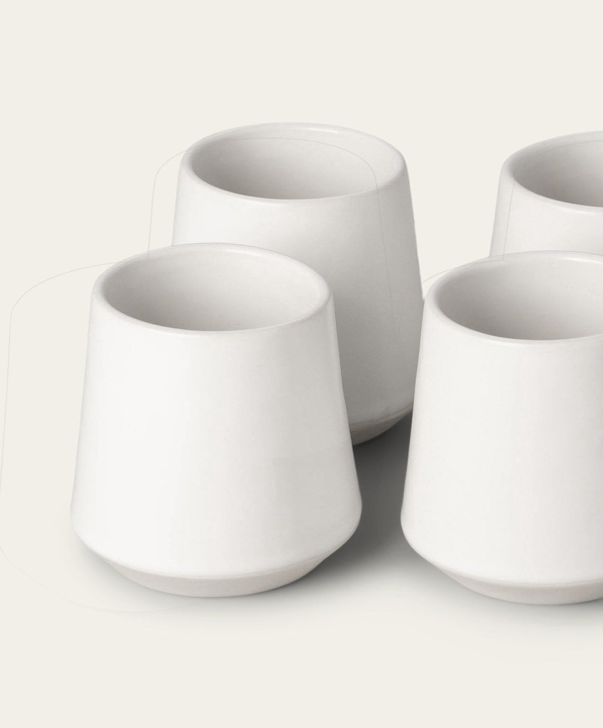 Cups by Fable Home, shown in Cloud White.