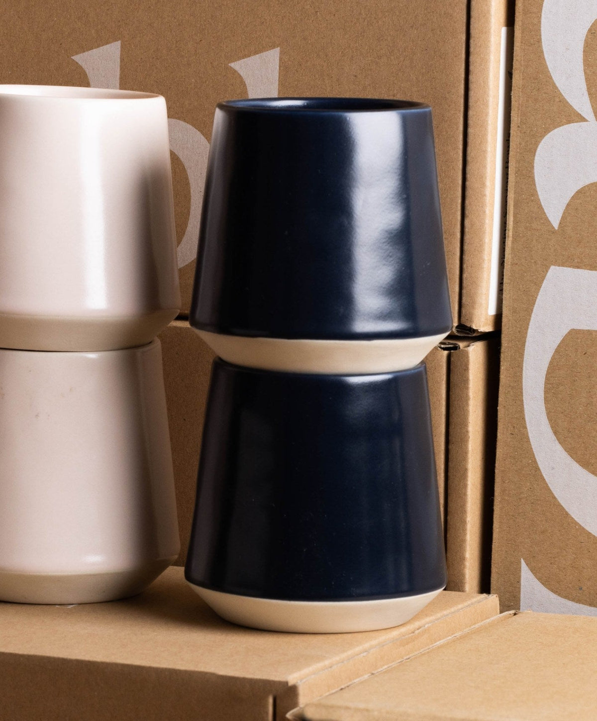 Cups by Fable Home, shown in Midnight Blue.