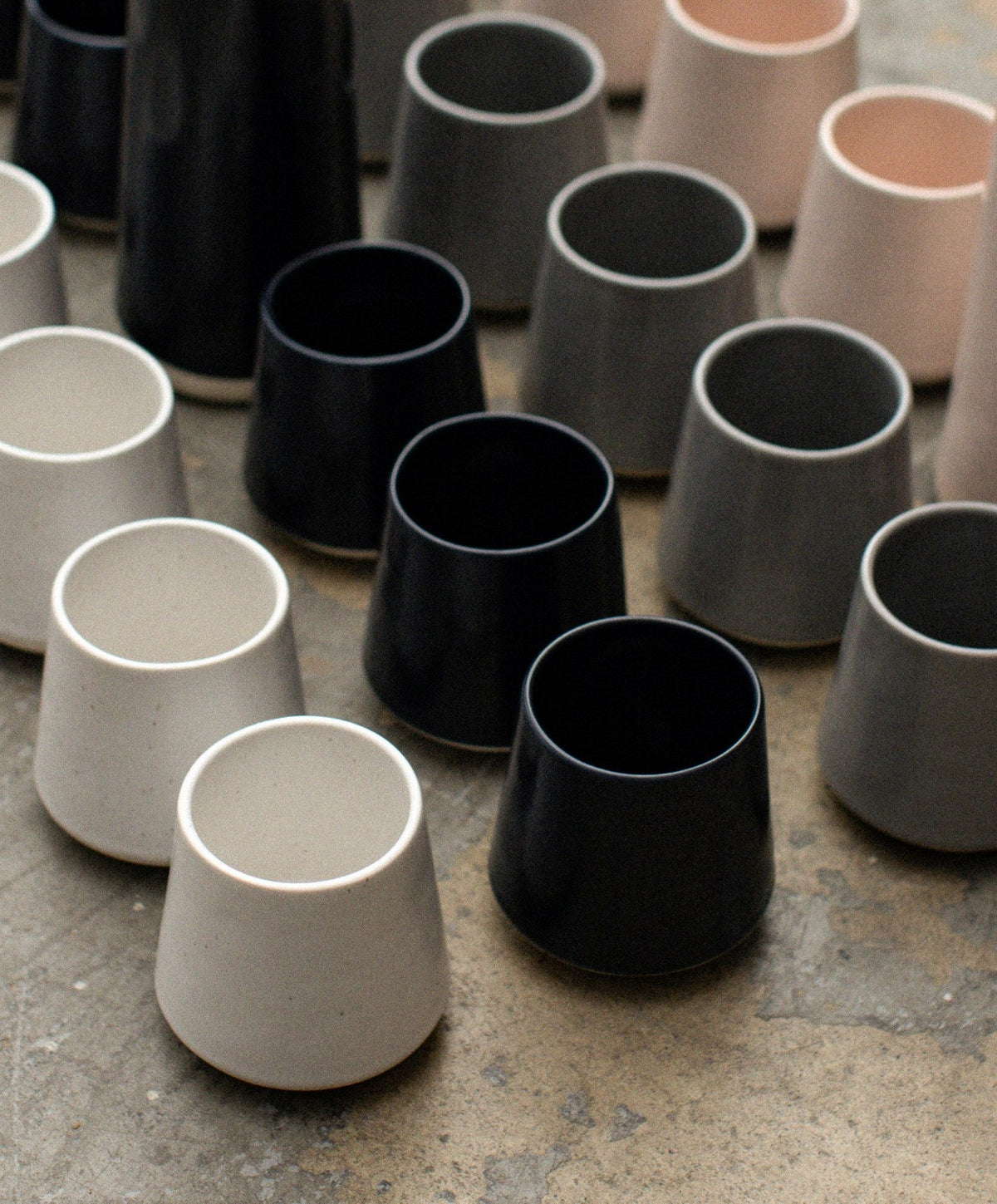 Cups by Fable Home, shown in Midnight Blue.
