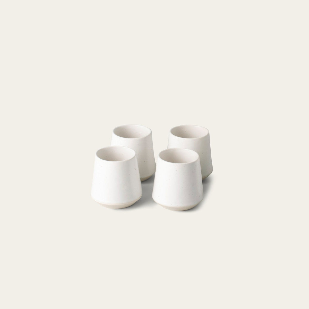 Cups by Fable Home, shown in Speckled White.