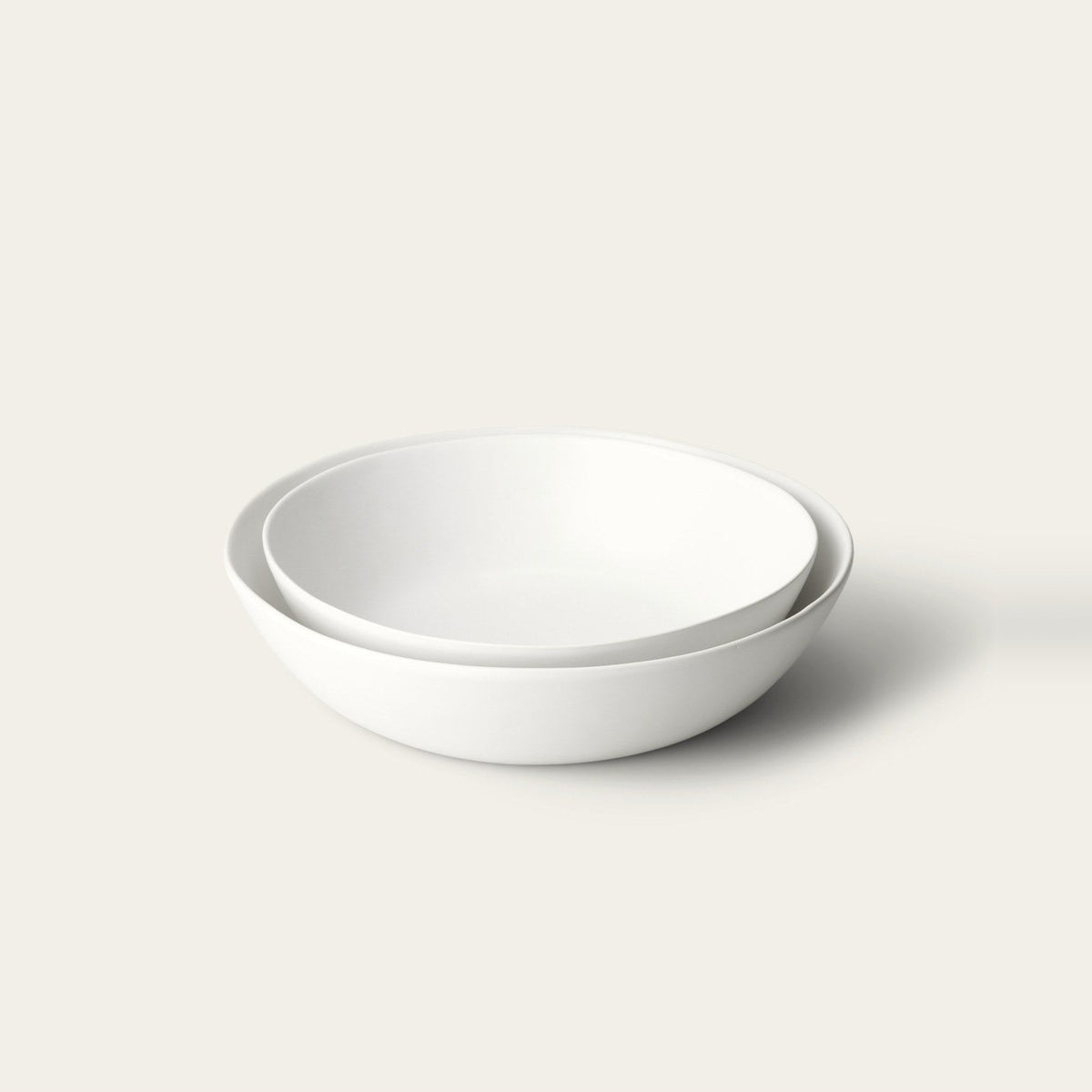Low Serving Bowls by Fable Home, shown in Cloud White.