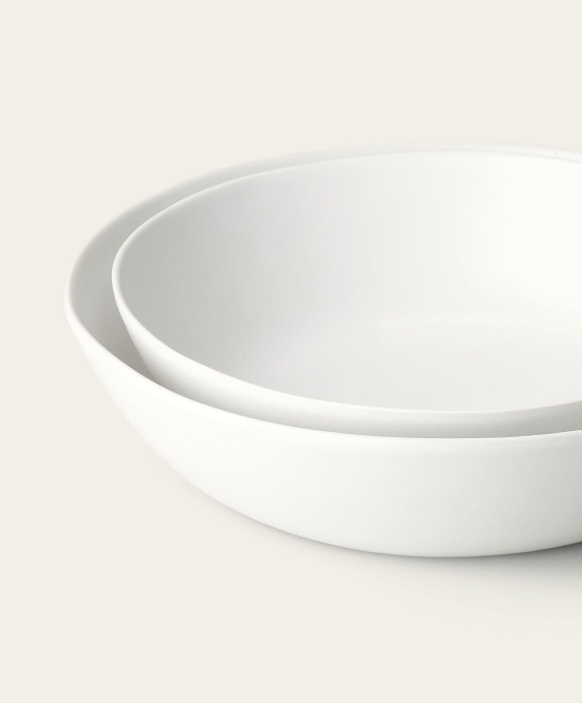 Low Serving Bowls by Fable Home, shown in Cloud White.