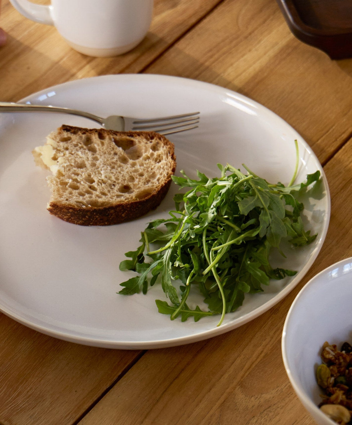 Lunch Plates by Fable Home, shown in Pearl White.