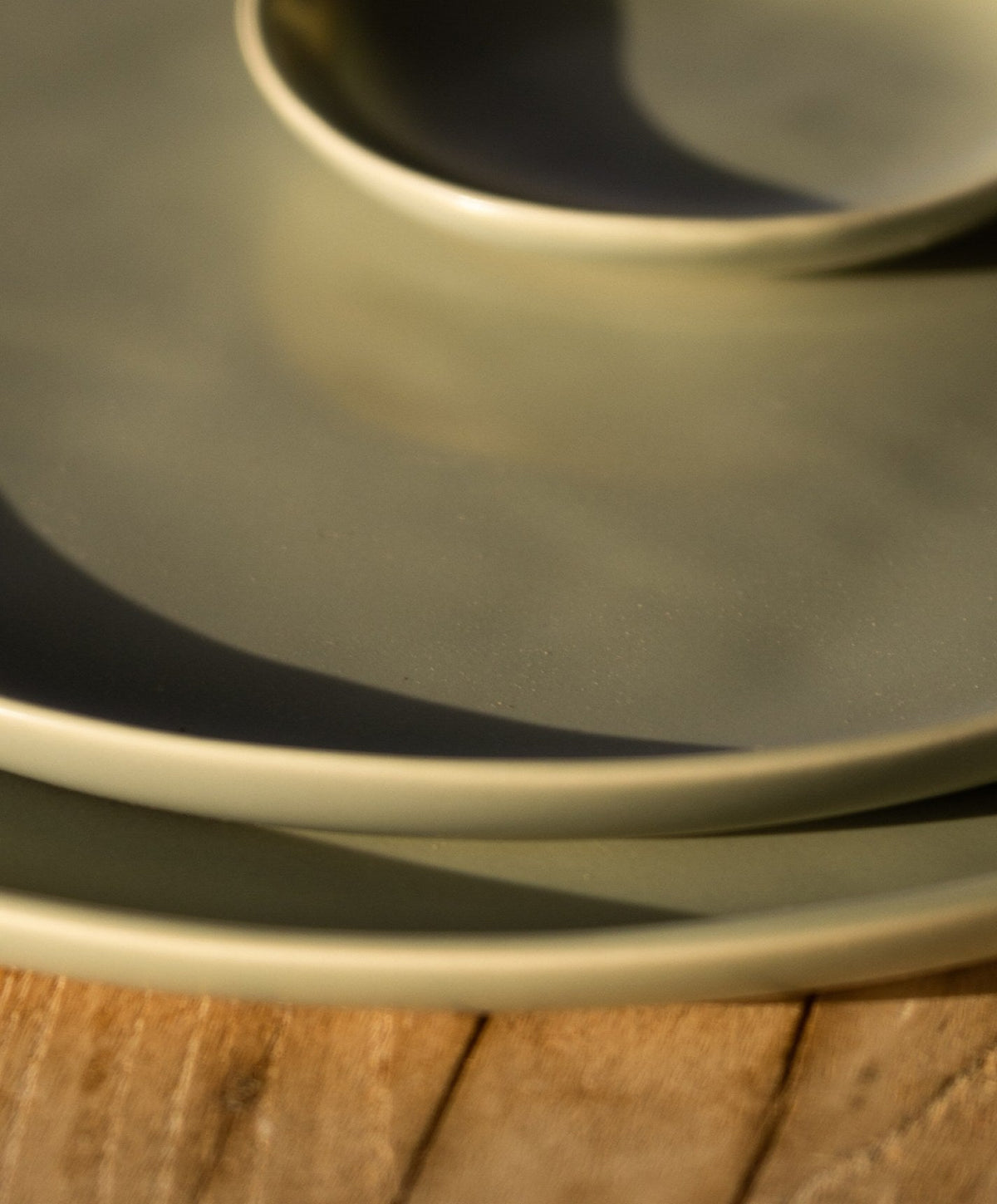Lunch Plates by Fable Home, shown in Beachgrass Green.