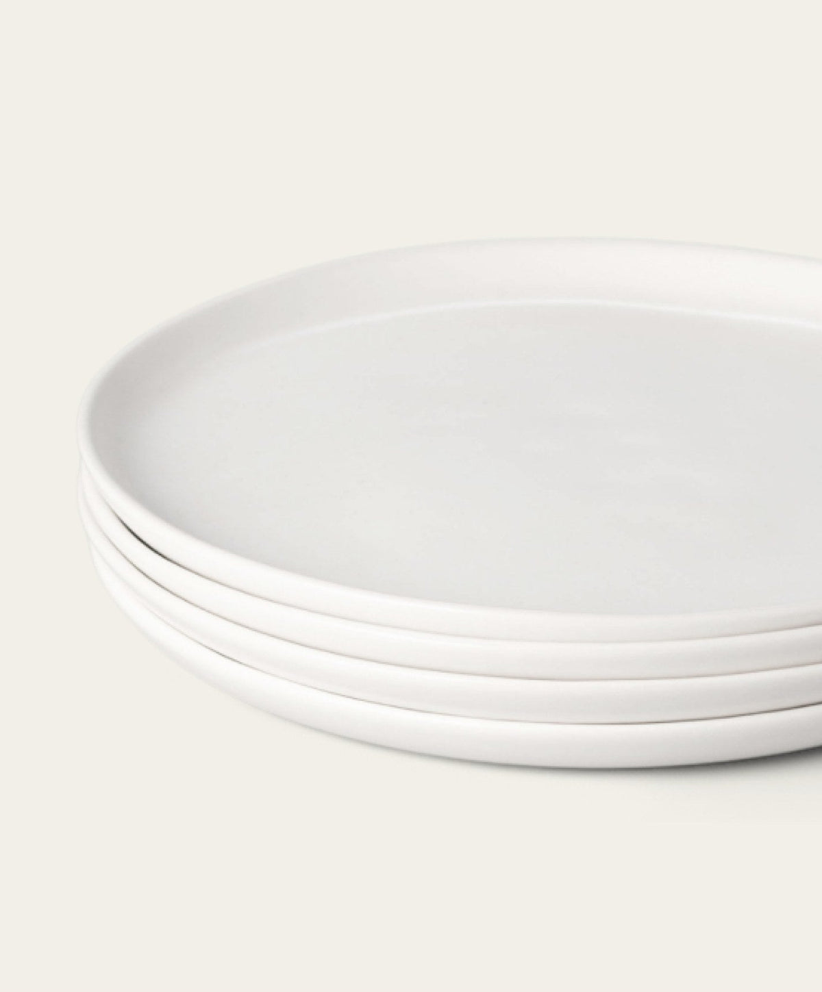 Lunch Plates by Fable Home, shown in Cloud White.