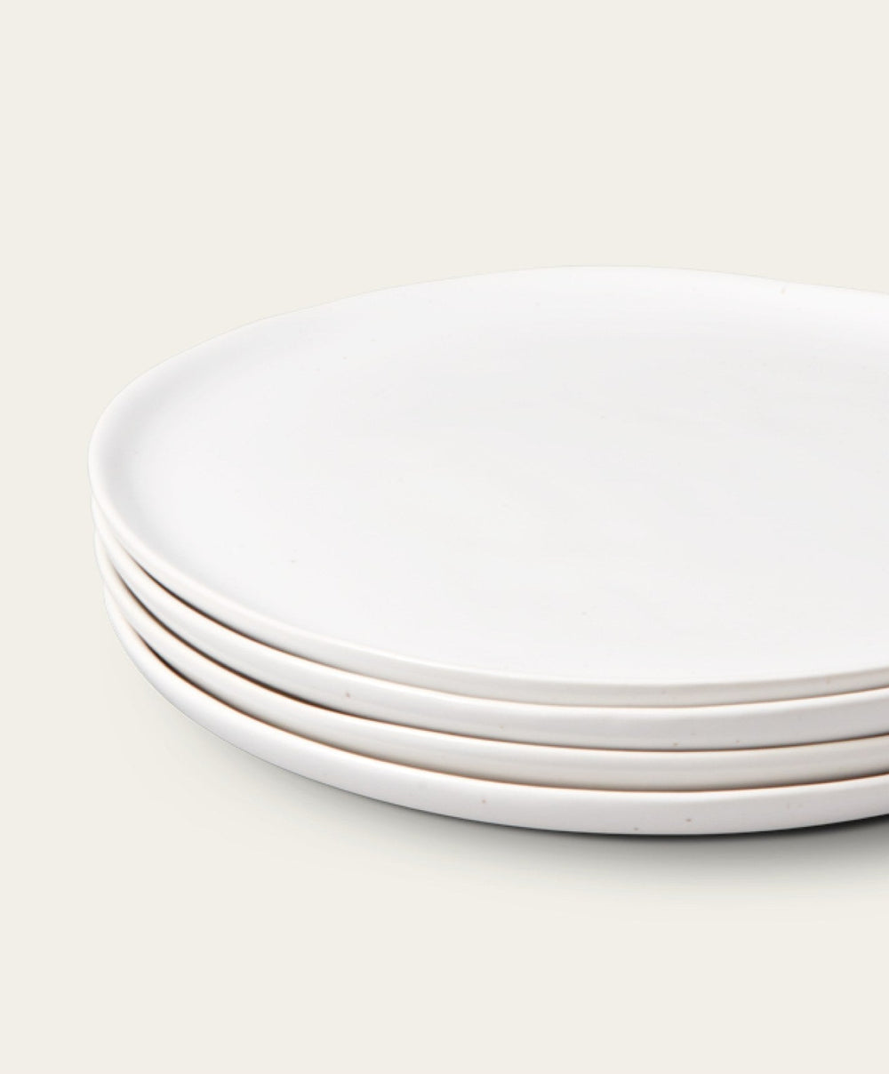 Lunch Plates by Fable Home, shown in Speckled White.