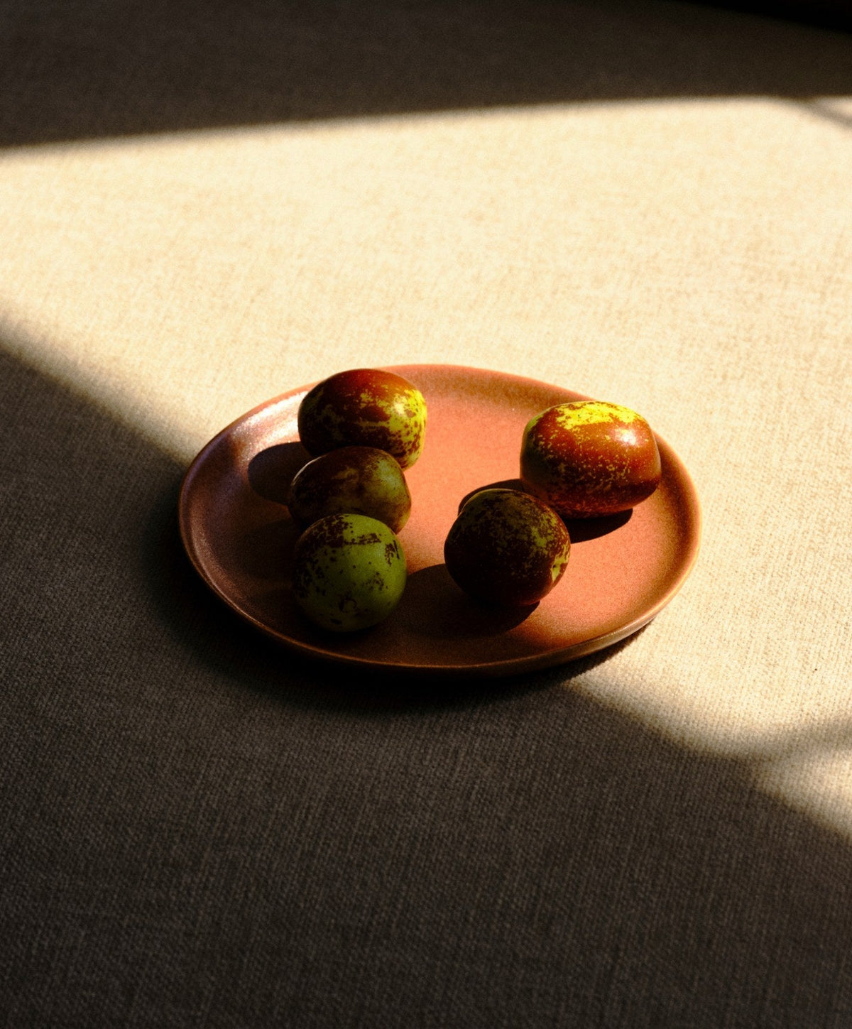 Dessert Plates by Fable Home, shown in Canyon Clay.