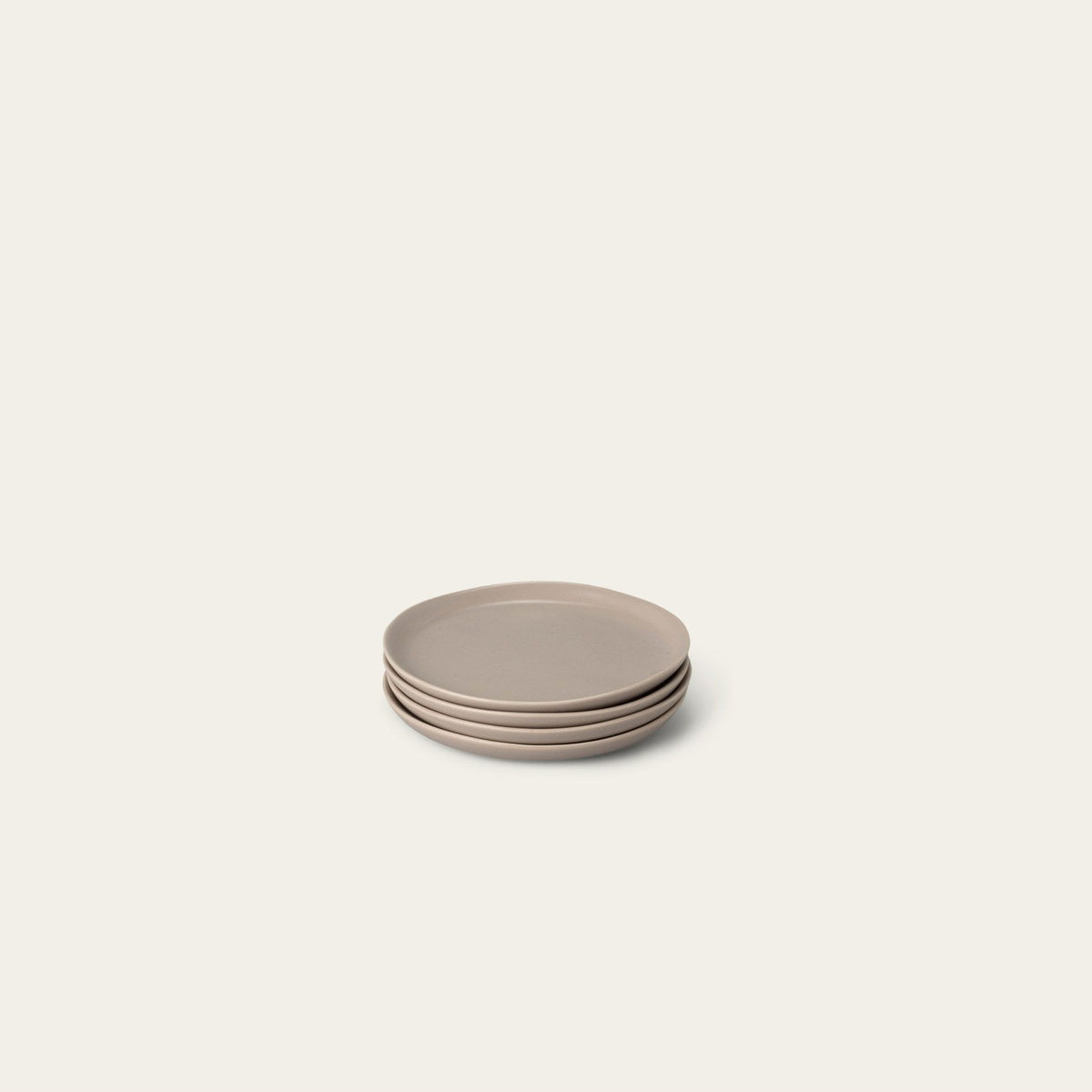 Dessert Plates by Fable Home, shown in Desert Taupe.