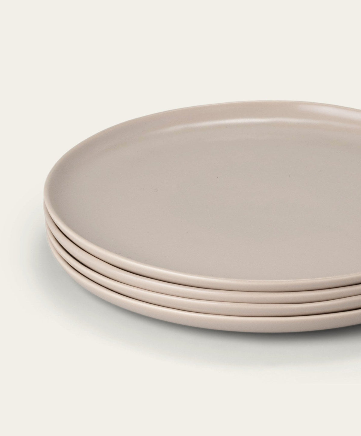 Dessert Plates by Fable Home, shown in Desert Taupe.