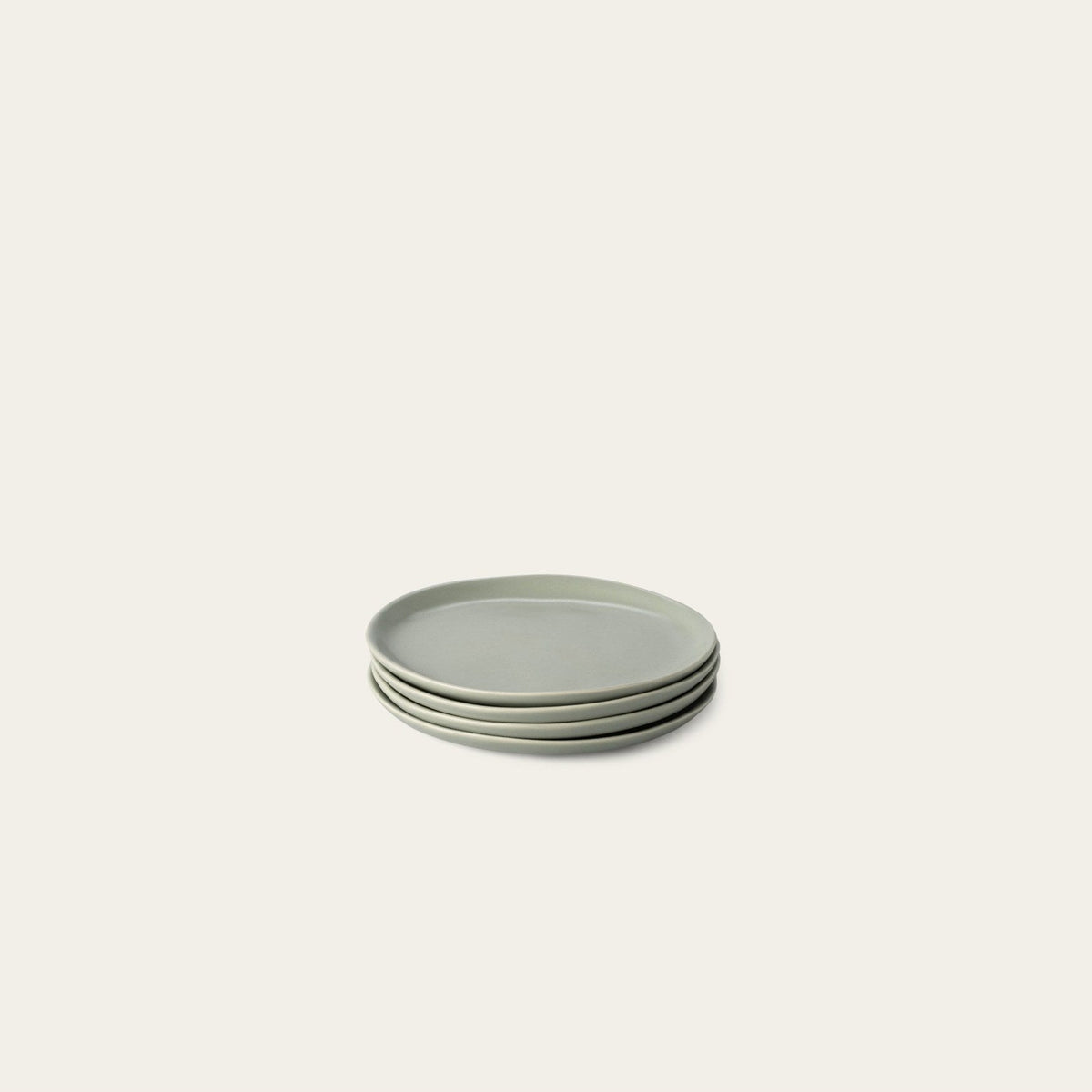 Dessert Plates by Fable Home, shown in Beachgrass Green.