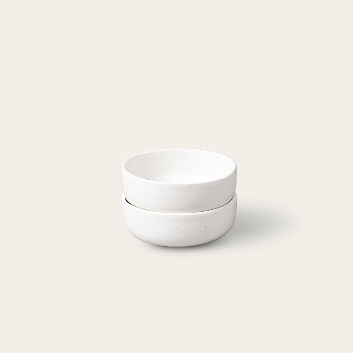 Cereal Bowls by Fable Home, shown in Speckled White.
