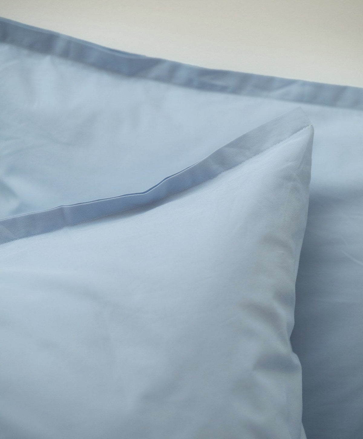 Percale Duvet Set by Fable Home, shown in Meadow Blue.