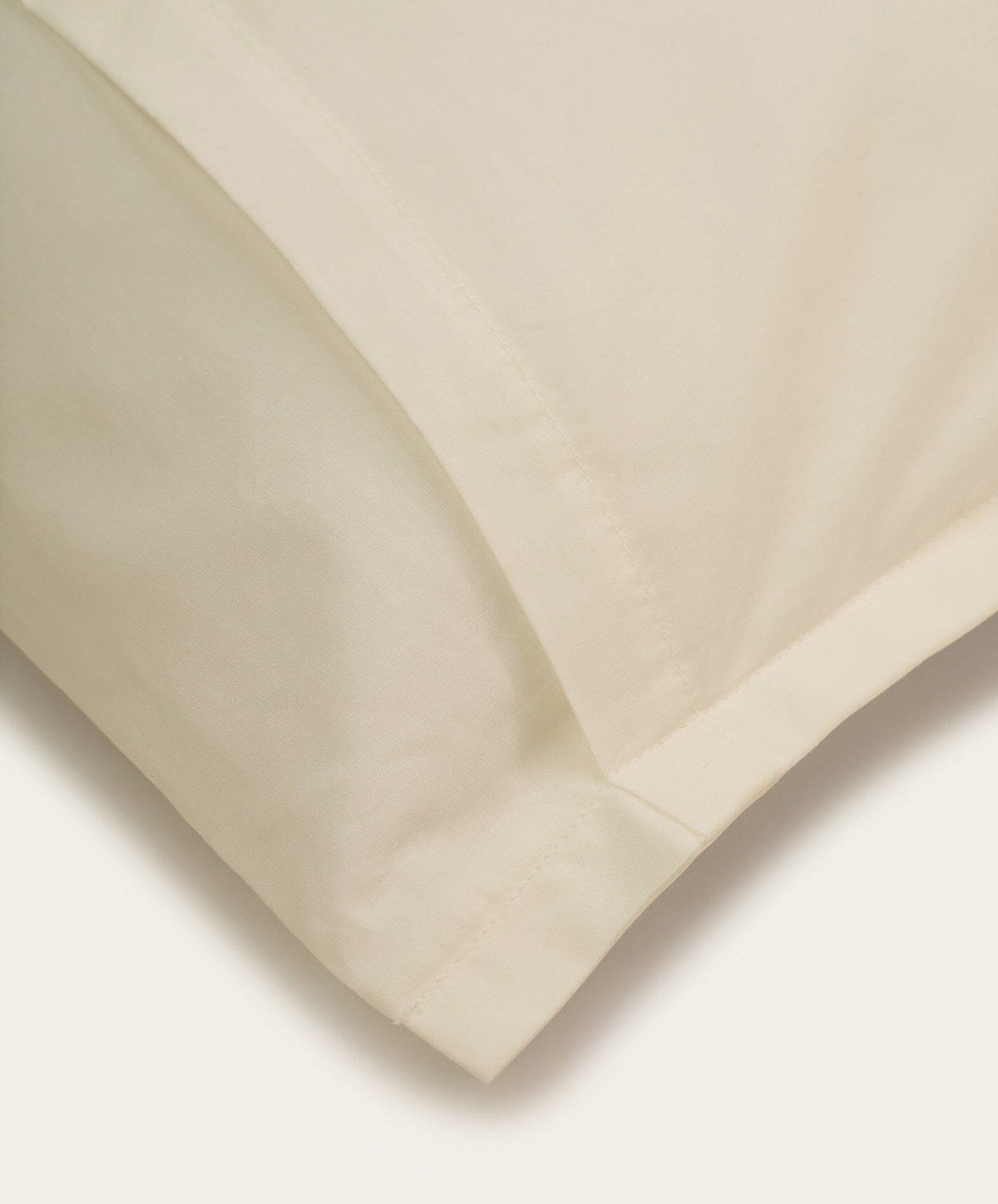 Percale Pillowcase Pair by Fable Home, shown in Birch Sand.