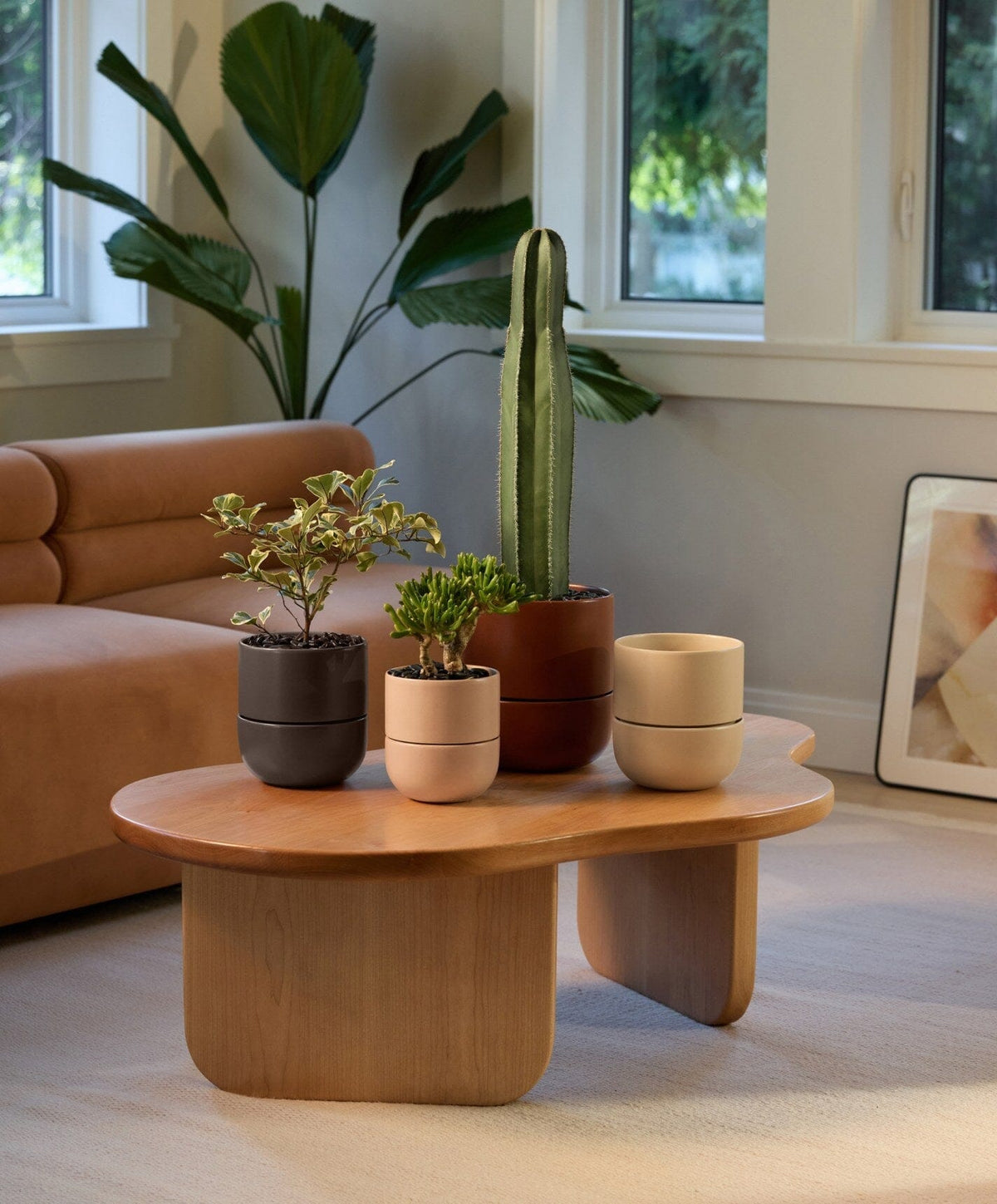 Planter Set by Fable Home, shown in Granite Gray.