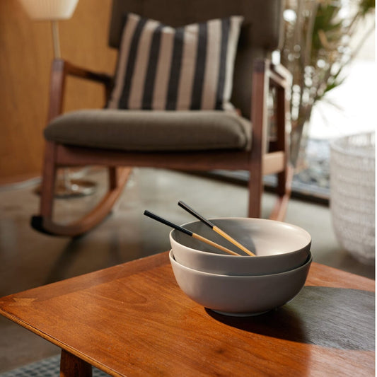 Ramen set bundles by Fable Home, featured in a beachgrassgreen/ashblack color finish. – #beachgrassgreen/ashblack