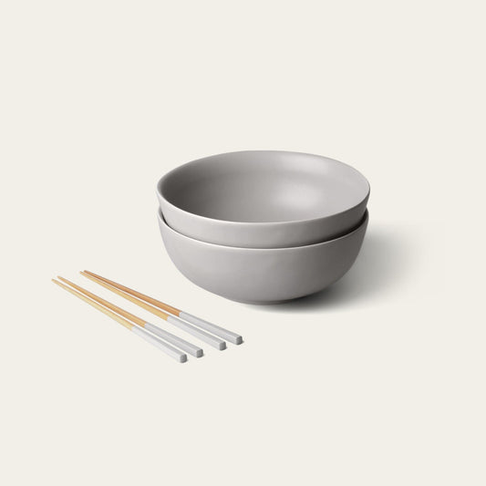 Ramen set bundles by Fable Home, featured in a dovegray/dovegray color finish. – #dovegray/dovegray