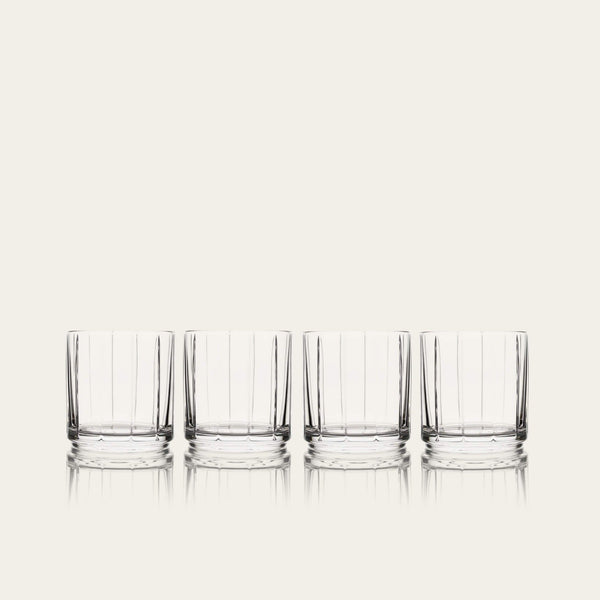 Rocks glasses pro glassware by Fable Home, featured in a clear color finish. – #clear