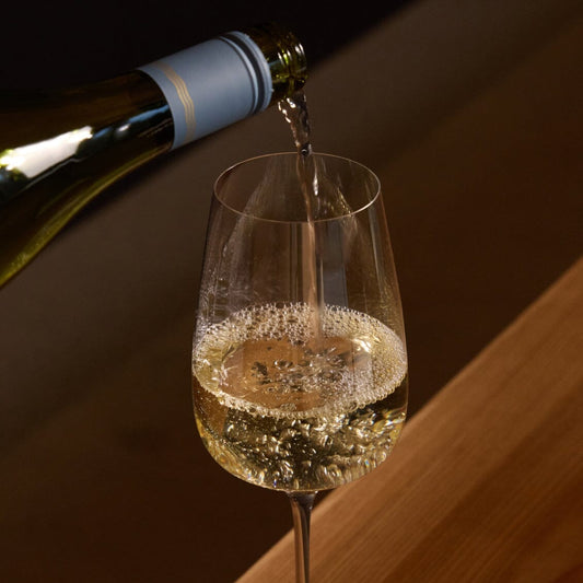 Sauvignon blanc glasses glassware by Fable Home, featured in a clear color finish. – #clear