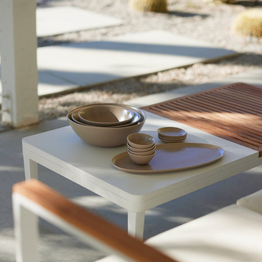 Serving ceramics set bundles by Fable Home, featured in a pearlwhite color finish. – #pearlwhite