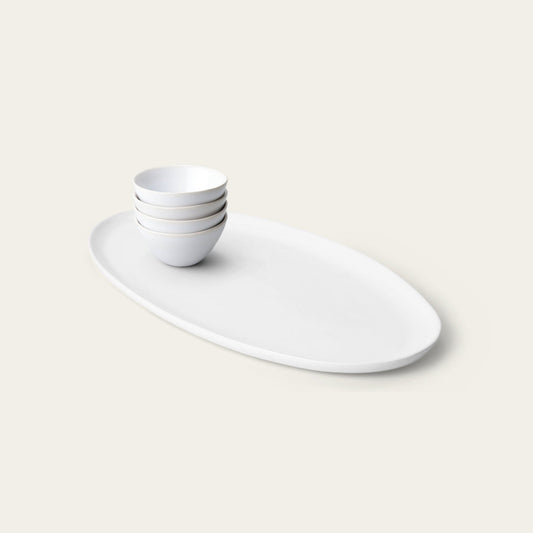 Serving platter set bundles by Fable Home, featured in a pearlwhite color finish. – #pearlwhite