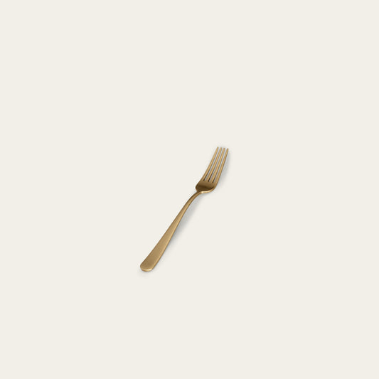 Single Big Fork Flatware Admin Matte Gold 