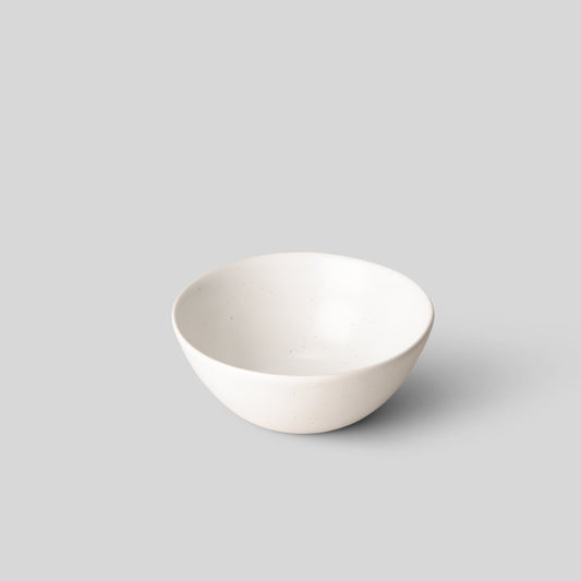 Single Breakfast Bowl Dinnerware Admin Speckled White 