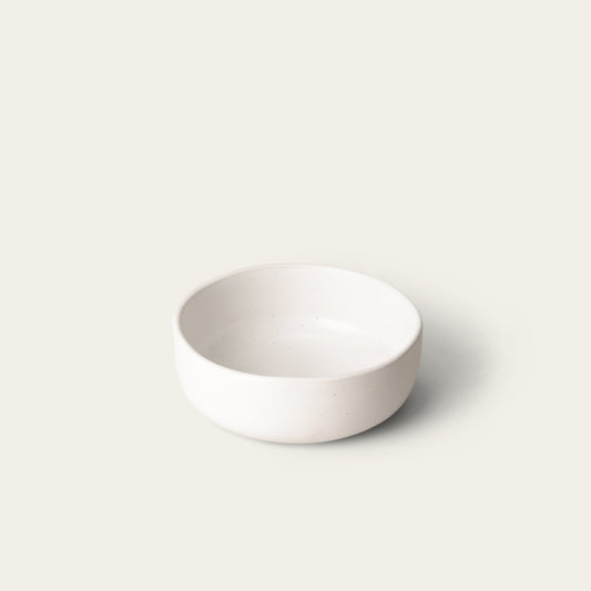 Single Cereal Bowl Dinnerware Admin Speckled White 