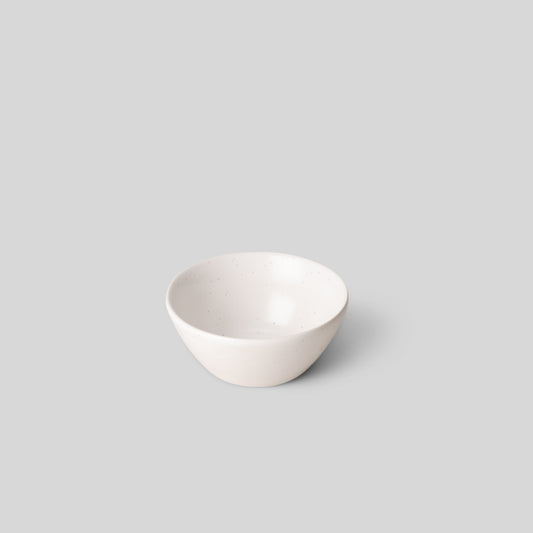 Single Dessert Bowl Dinnerware Admin Speckled White 