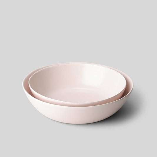Single Low Serving Bowls Admin Small Blush Pink 