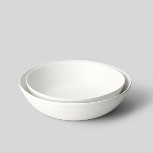 Single Low Serving Bowls Admin Small Cloud White 