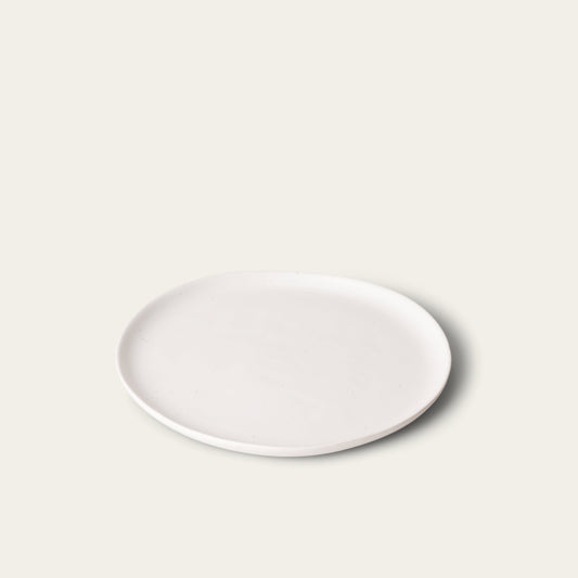 Single Salad Plate Dinnerware Admin Speckled White 