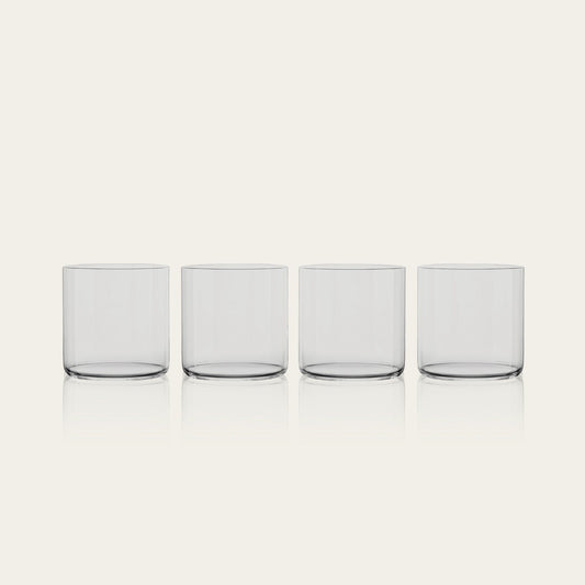Single Short Glass Pro Glassware Admin Smoke Gray 