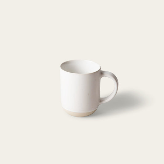 Single Small Mug Dinnerware Admin Speckled White 