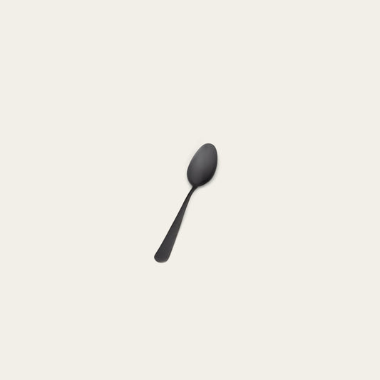 Single Small Spoon Flatware Admin Matte Black 