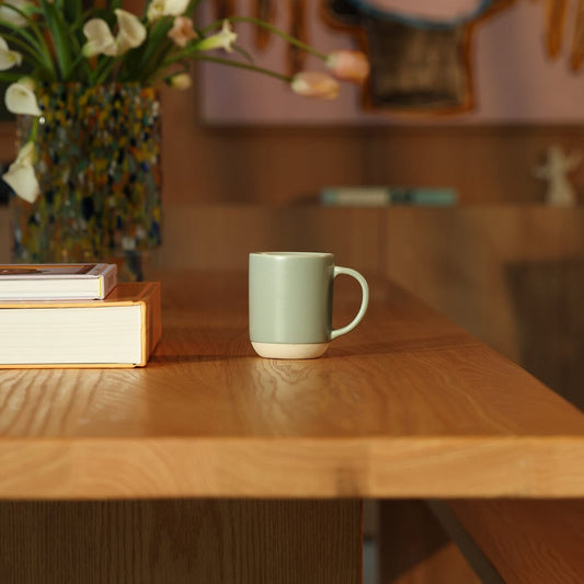 Small mugs drinkware by Fable Home, featured in a beachgrassgreen color finish. – #beachgrassgreen