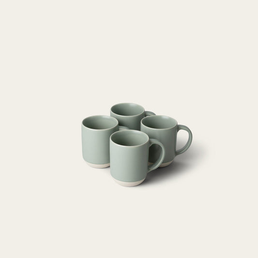 Small mugs drinkware by Fable Home, featured in a beachgrassgreen color finish. – #beachgrassgreen