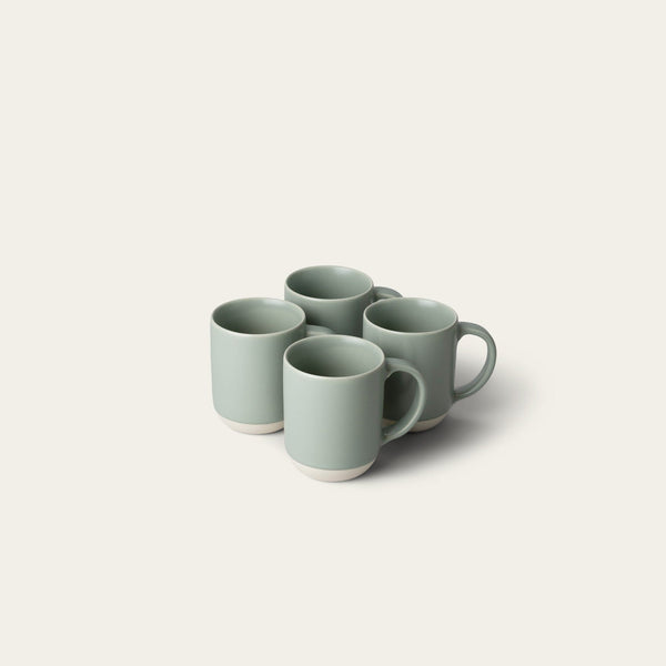 Small mugs drinkware by Fable Home, featured in a beachgrassgreen color finish. – #beachgrassgreen