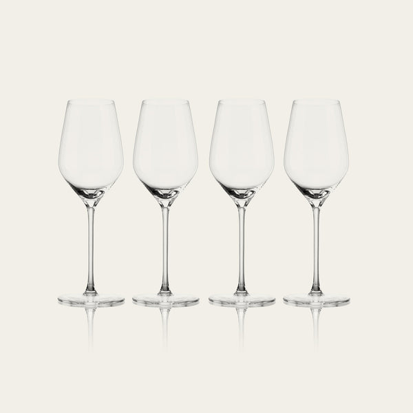 Sparkling glasses glassware by Fable Home, featured in a clear color finish. – #clear