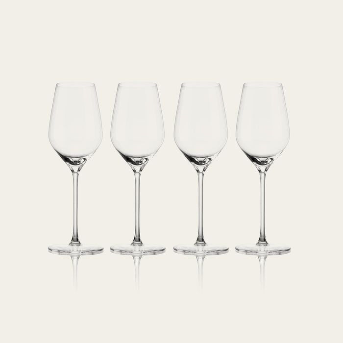 Sparkling glasses glassware by Fable Home, featured in a clear color finish. – #clear