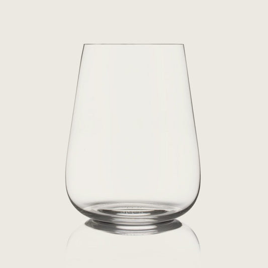 Stemless wine glasses pro glassware by Fable Home, featured in a clear color finish. – #clear