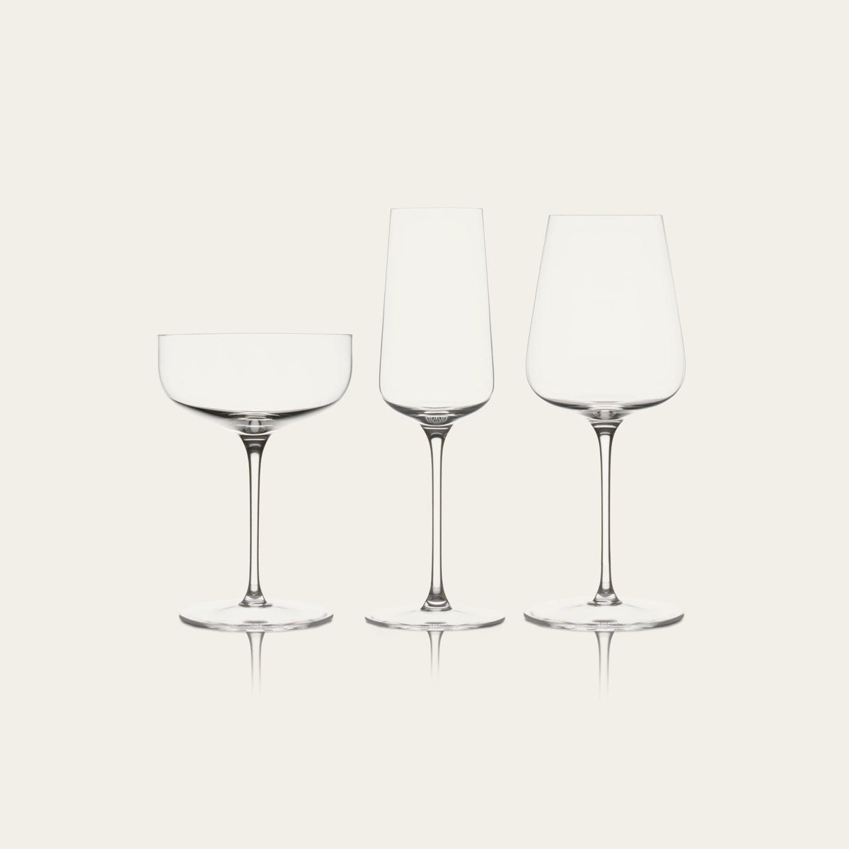 Fable Lab Set Crystal Stemware Set | Wine Glass Set by Fable Home | Fable Home