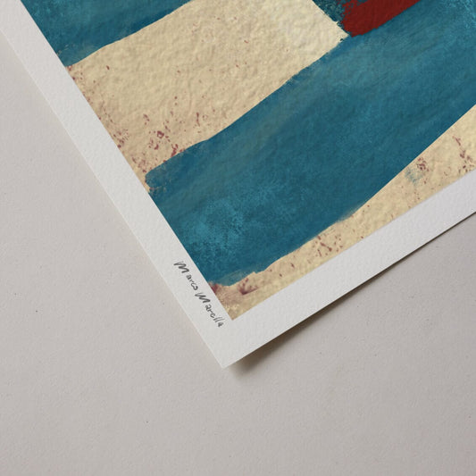 Terracotta Vessels Print - 8 x 10" wall art by Fable Home, shown in a withframe finish. – #withframe