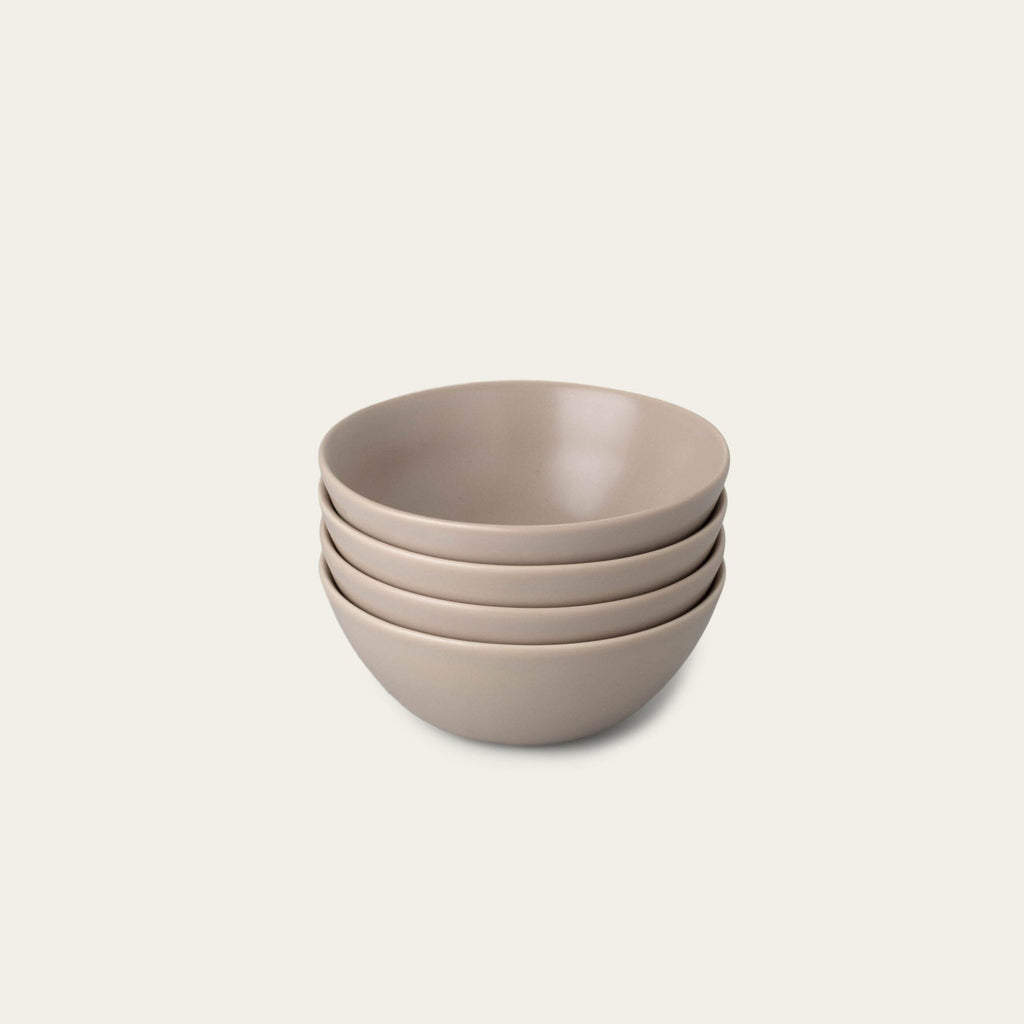 Fable Breakfast Bowls | Set of 4 | Color: Desert Taupe